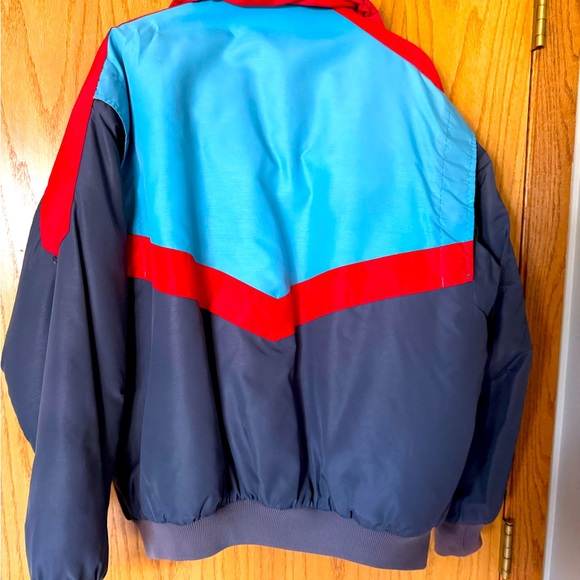 Sporty Blue and Red Jacket - Picture 2 of 3
